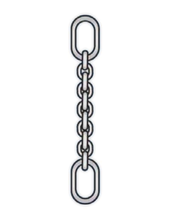 Single Chain Sling with Master Link and Sling Hook