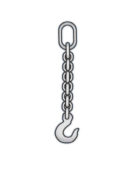 Single Chain Sling with Master Link and Foundry Hook